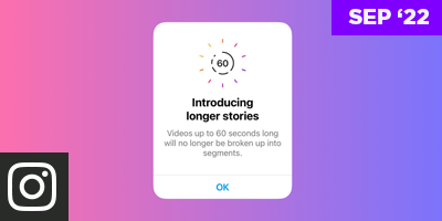 Instagram's Story Length Expands